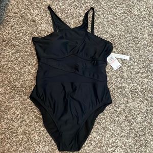 Bleu Rod Beattie black swimsuit NEW